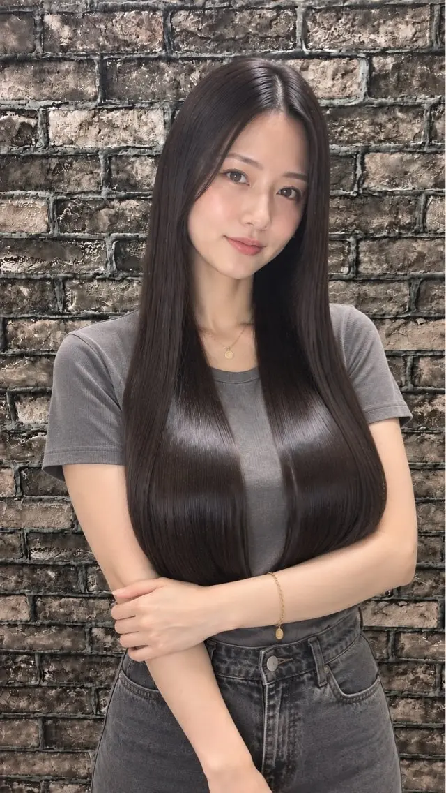ロング 無料カット charm美容室のヘアスタイル