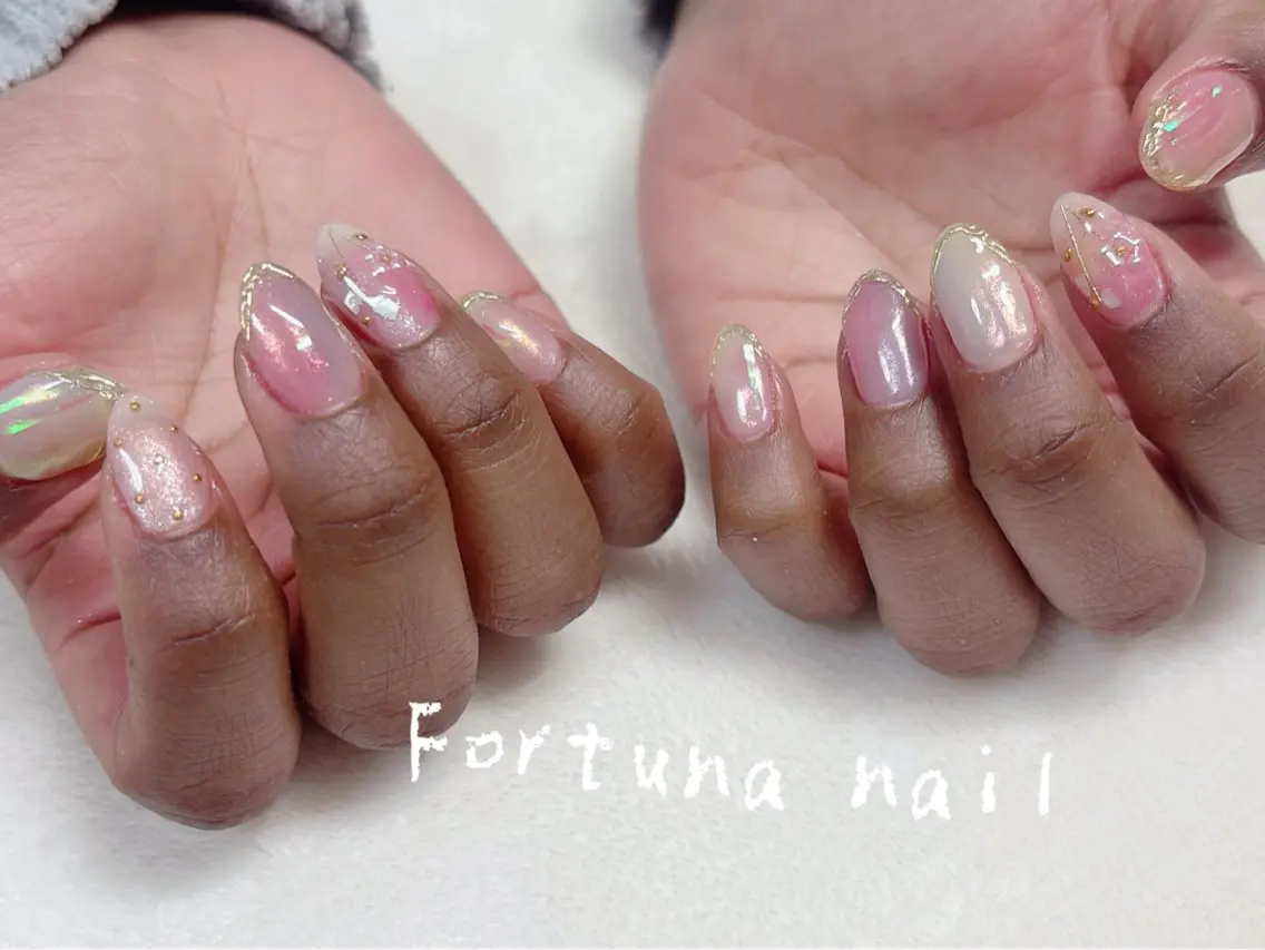ネイル 持ち込み Nail •Head スパFortunaのネイルデザイン
