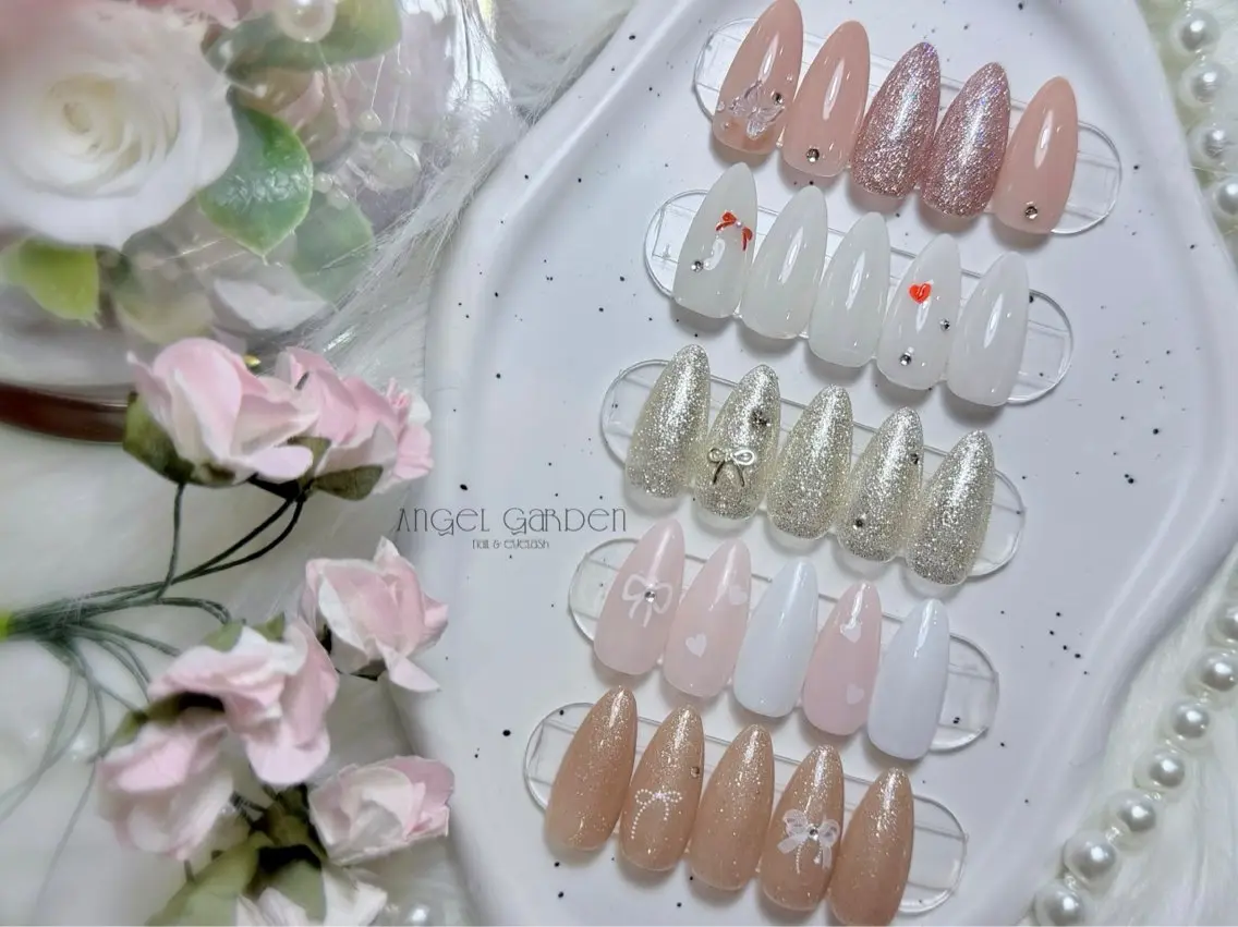 ネイル オフィスネイル シンプルネイル Angel Garden池袋のネイルデザイン