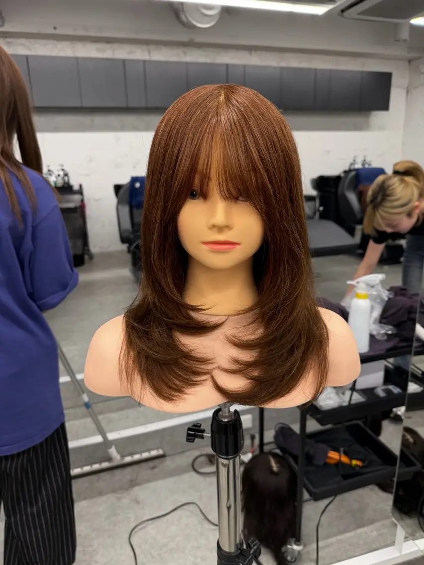 ロング カラー カット ヘアカラー 🫧HIKARU🫧 カラー指名No. 1のヘアスタイル