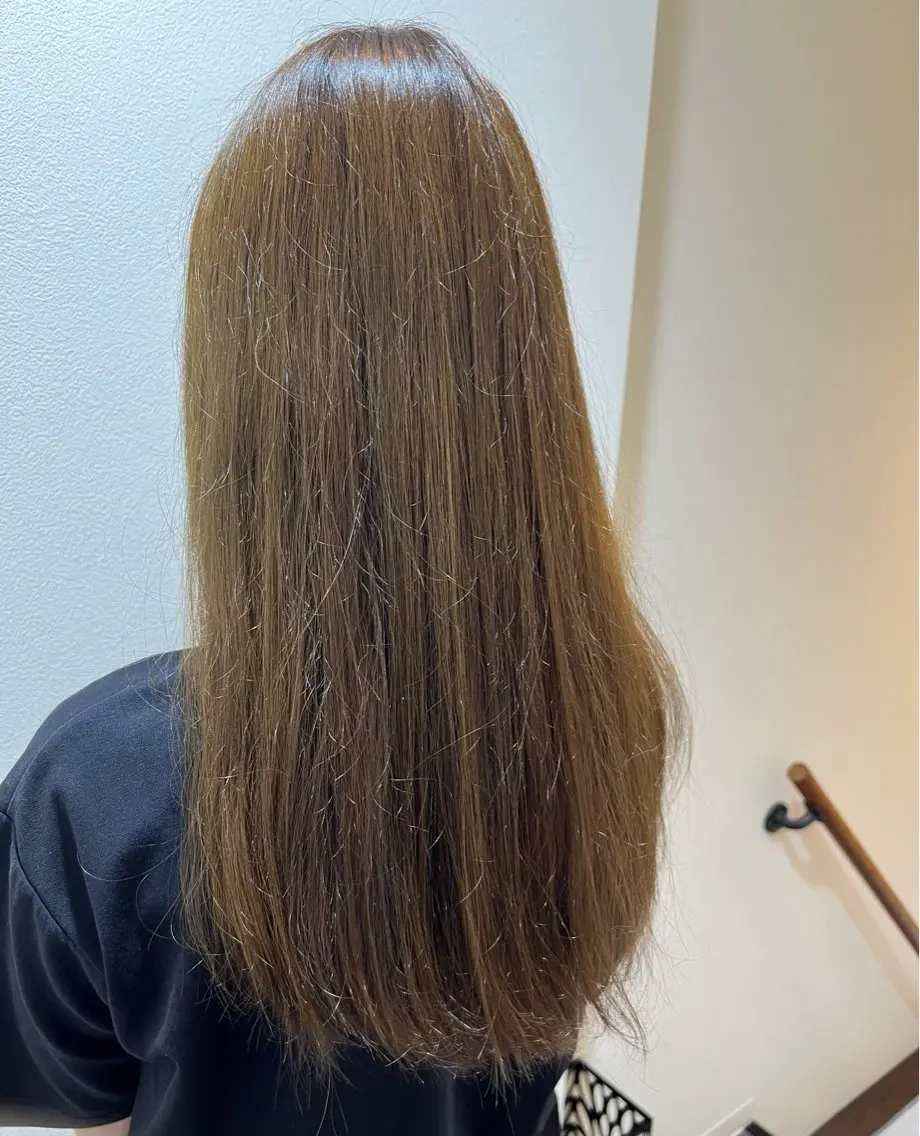 ロング カラー 家坂 佑のヘアスタイル