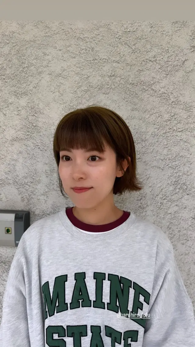 ショート カラー ブリーチ 椎葉 祐也のヘアスタイル