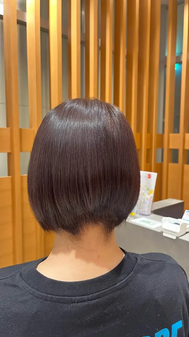 ショート カラー ヘアカラー トリートメント 💙寒色カラー / リナ🦋‪🫧のヘアスタイル