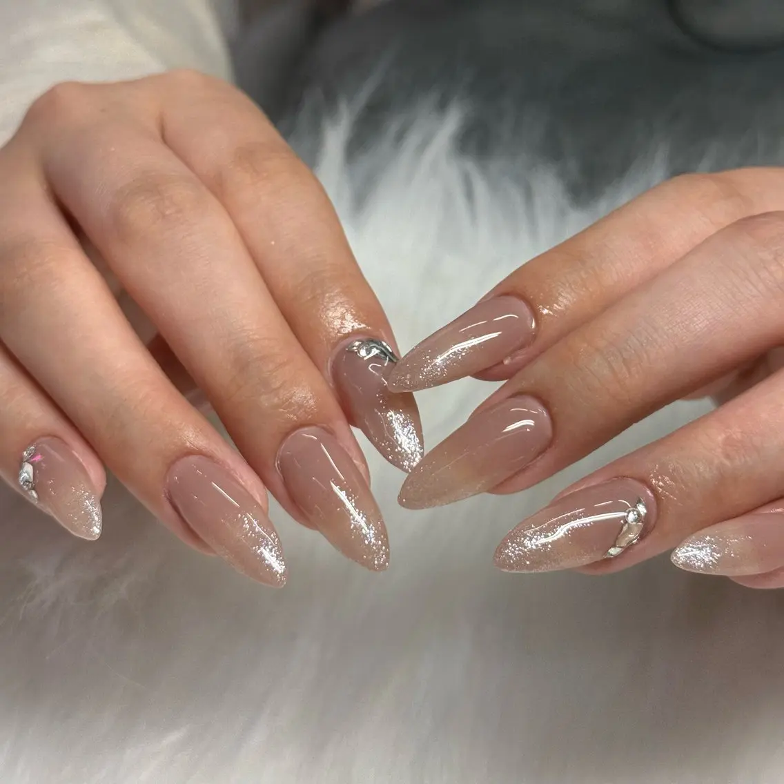 ネイル ラメ(グリッター) ハンドネイル WOLTOKYO渋谷 yunaのネイルデザイン