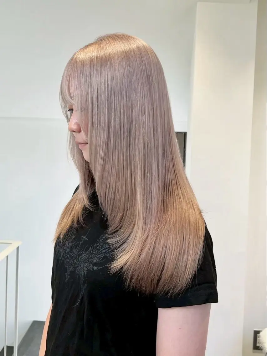 ⭐︎フルブリーチ+うる艶カラー+トリートメント.:*☆の写真