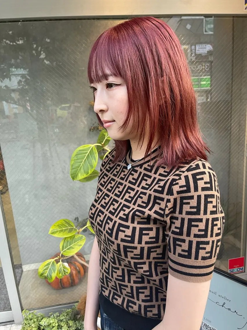 ミディアム カット ヘアカラー アートディレクター ワダヒサノリのヘアスタイル