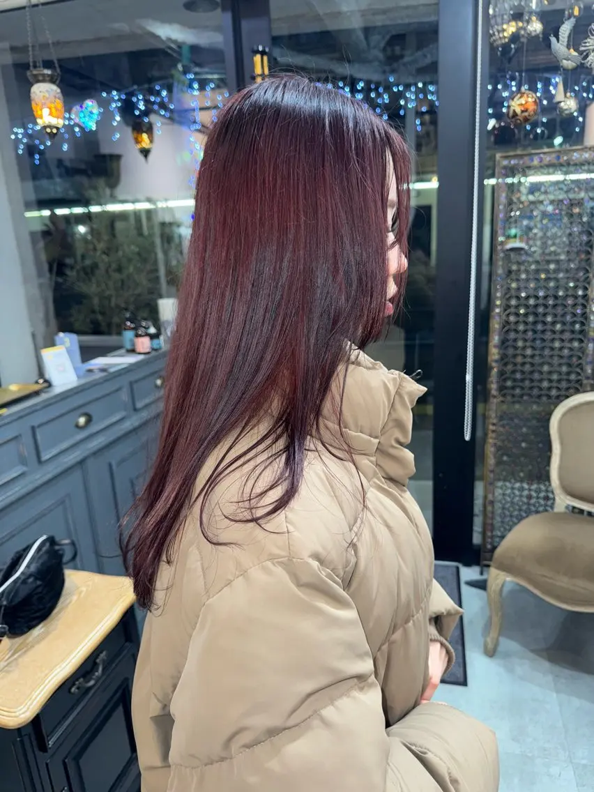 カラー 大塚 愛実のヘアスタイル