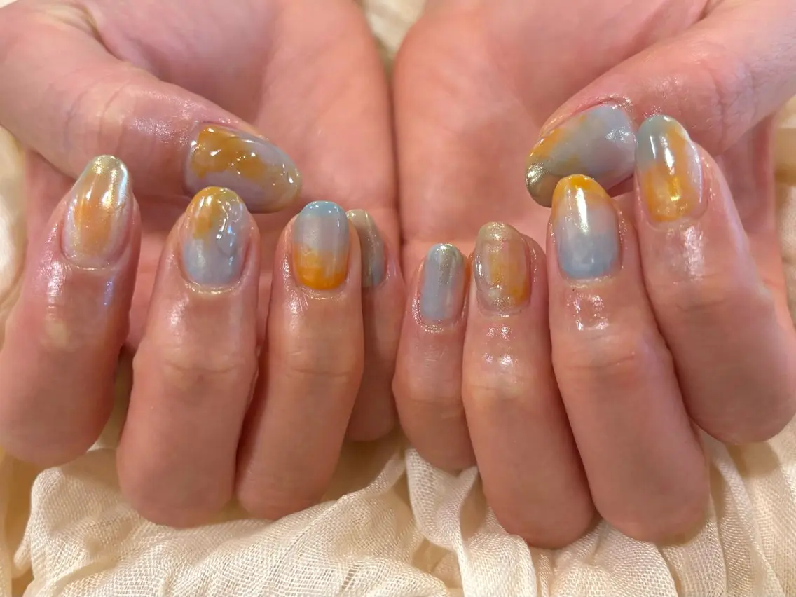 ネイル Lino中目黒 🎀 パラジェルのネイルデザイン