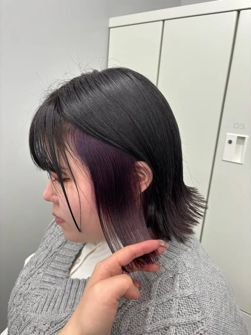 セミロング ヘアカラー トリートメント ROCCO east / りんなのヘアスタイル
