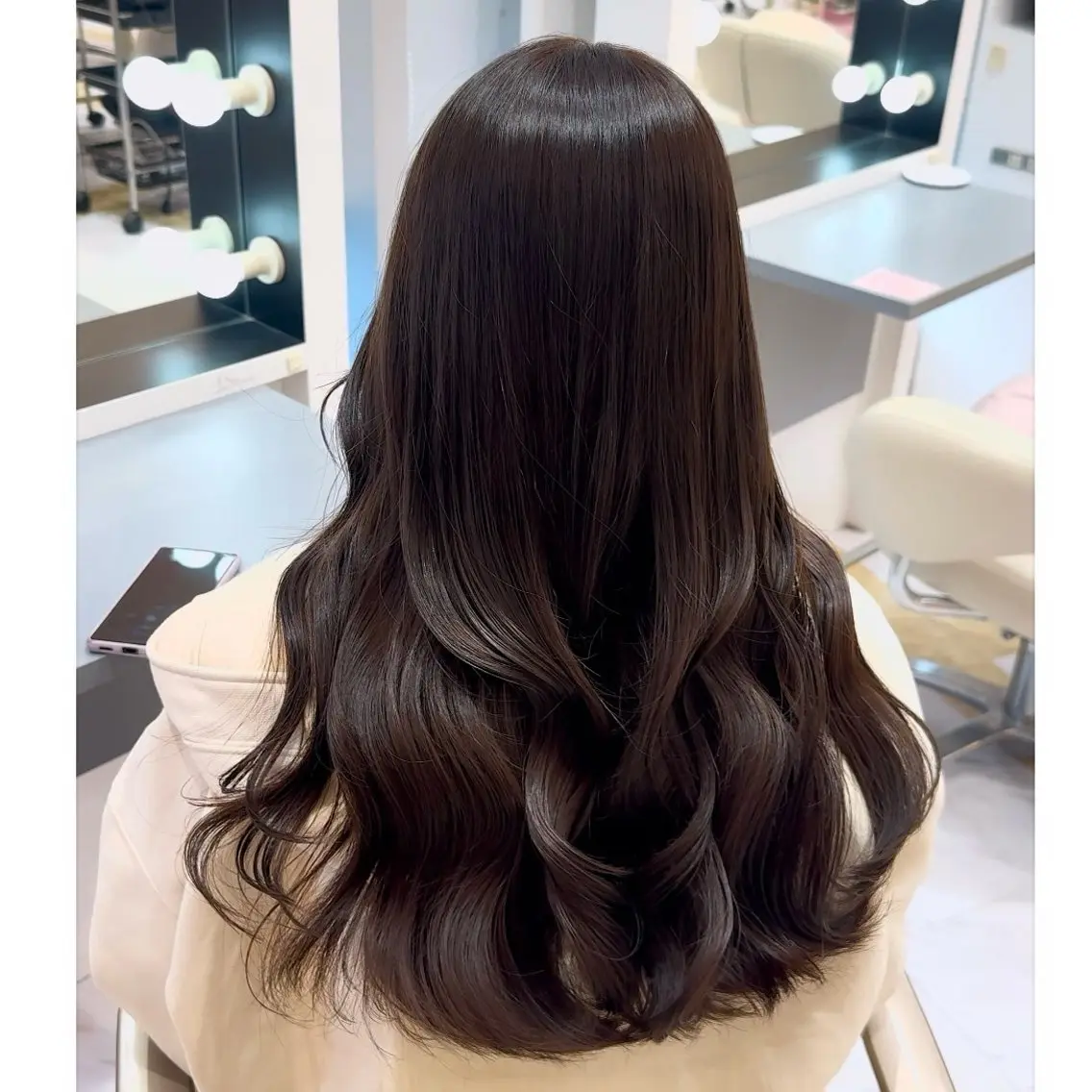 ロング カット ヘアカラー トリートメント LUPI by Lee/fuukaのヘアスタイル