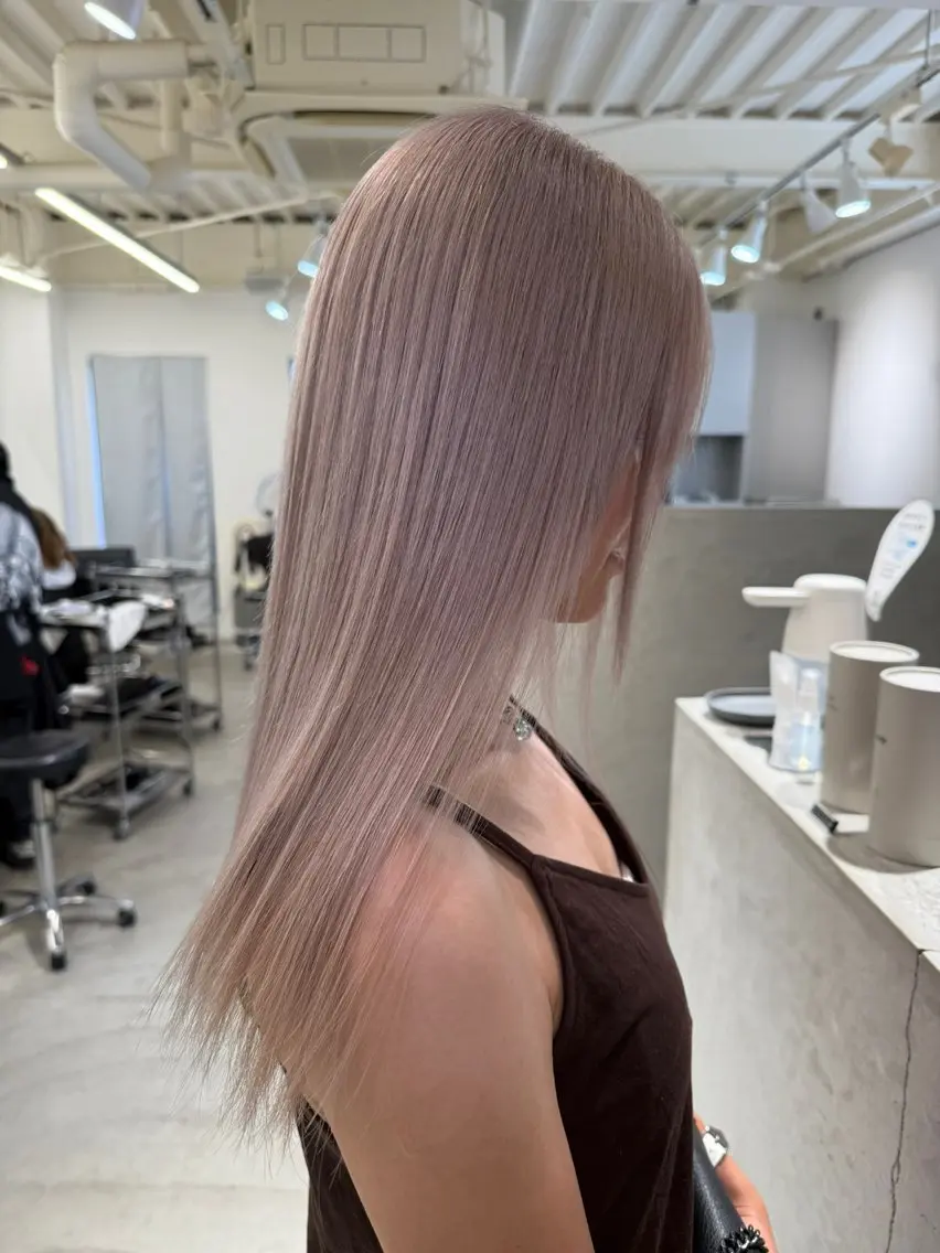 ロング ヘアカラー トリートメント okumura makiのヘアスタイル