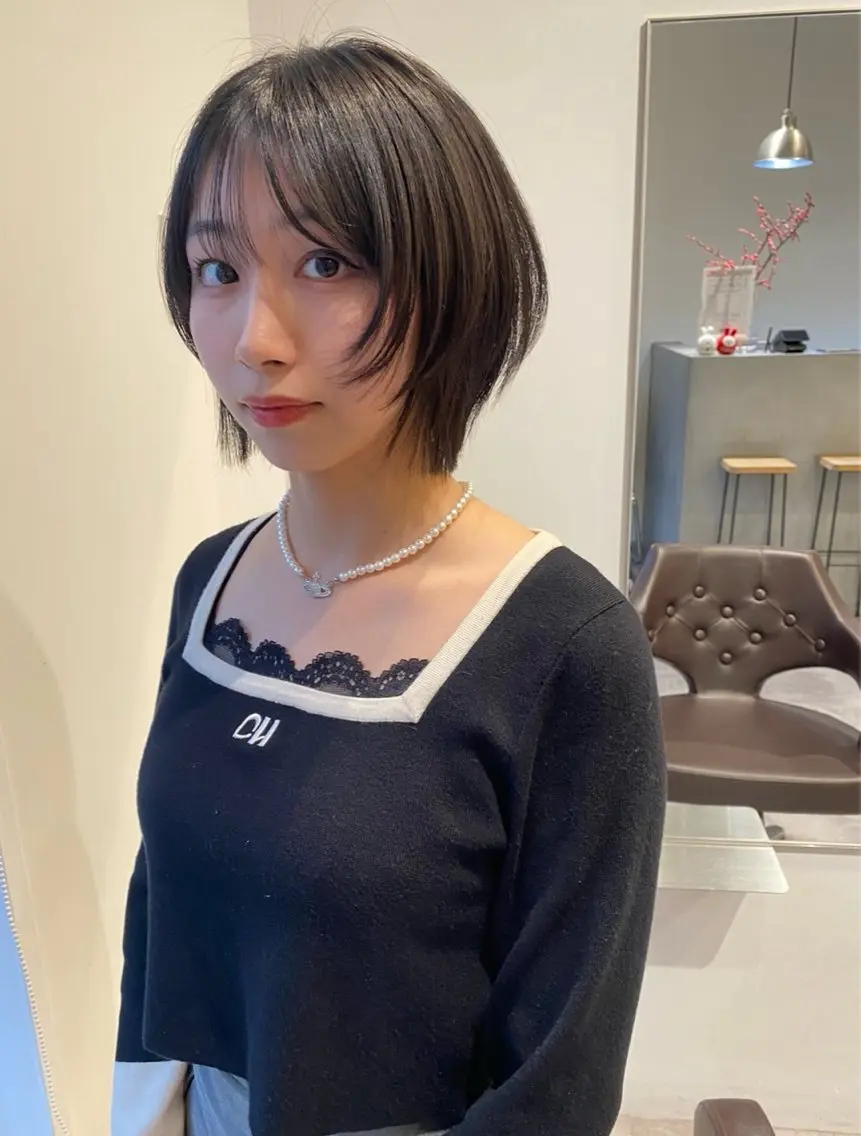 ショート ボブ ショートヘア ウルフカット ウルフボブ 名古屋/八事駅 暉梨(HIKARI)のヘアスタイル