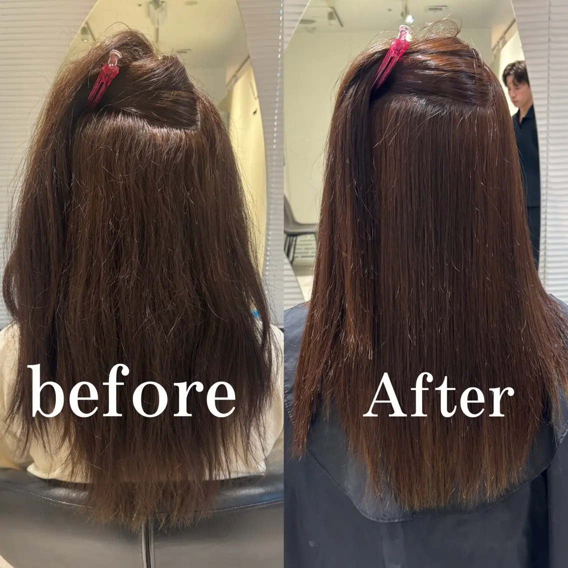 ロング 縮毛矯正 縮毛矯正 🧸艶髪🫧🎀 岡由紀乃のヘアスタイル