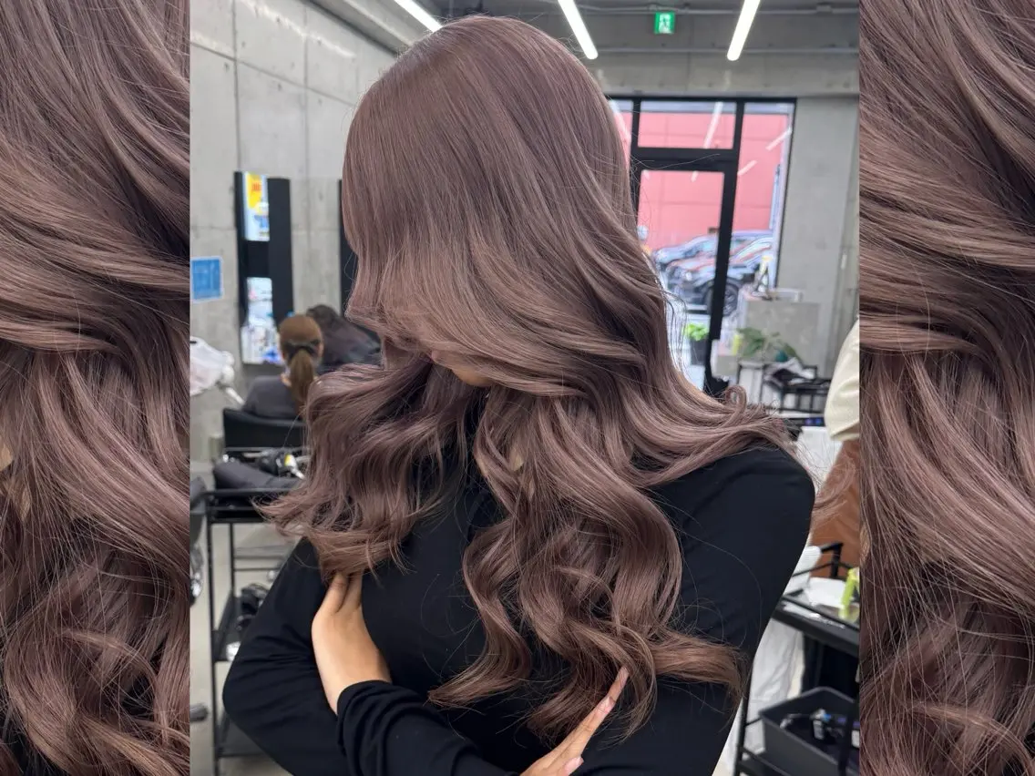 ロング ヘアカラー 齋藤 梨乃のヘアスタイル