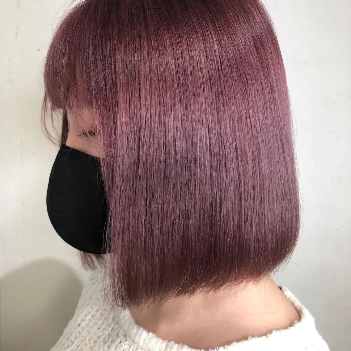 ミディアム カラー パーマ ヘアアレンジ 八巻 晴香のヘアスタイル