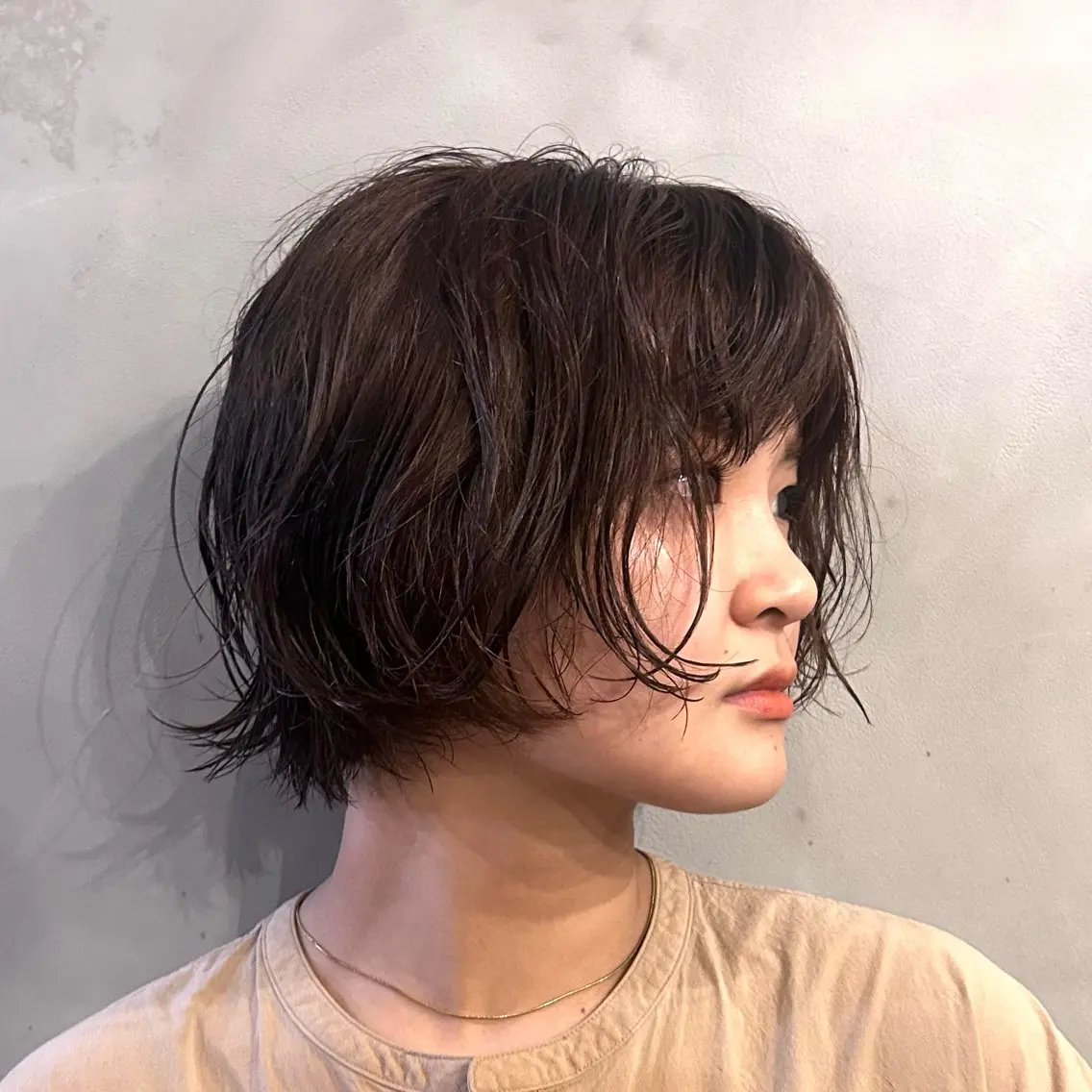 ミディアム ミディアムパーマ ボブ くせ毛 トリートメント 🌿ボブ パーマ高橋啓太🌿のヘアスタイル