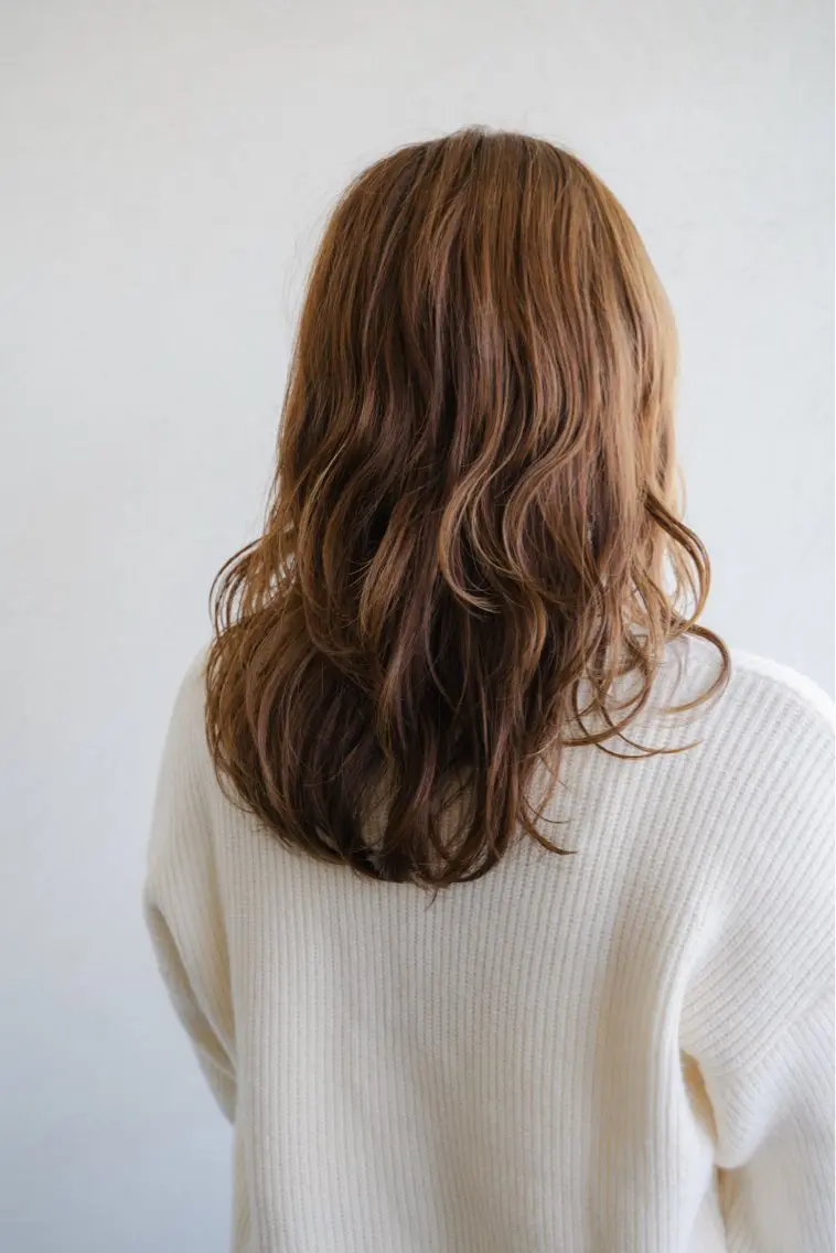 ロング ハイライト/ショート 松倉のヘアスタイル