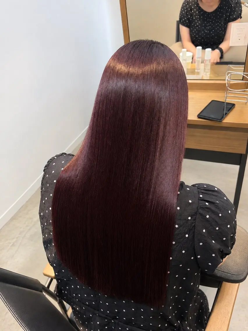 ロング 縮毛矯正 🎶YUME🎶 Rooohairのヘアスタイル