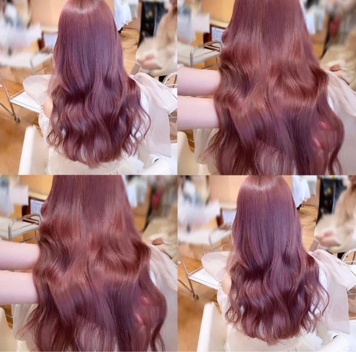 セミロング 河西 彩香/ブリーチカラーのヘアスタイル