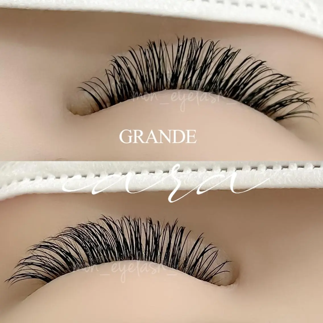 マツエク・マツパ アイブロウ 付け放題 フラットラッシュ マツエク GRANDEcara 栄 Miki🍀のマツエク・マツパデザイン