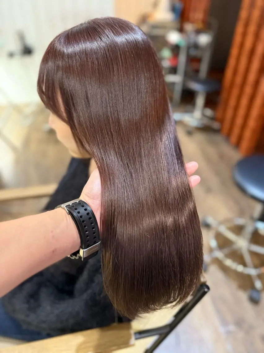 セミロング カラー パーマ ヘアアレンジ アッシュ バレイヤージュ ベージュカラー ブリーチ 透明感カラー 👑指名率No.1 👑坂口飛翔のヘアスタイル