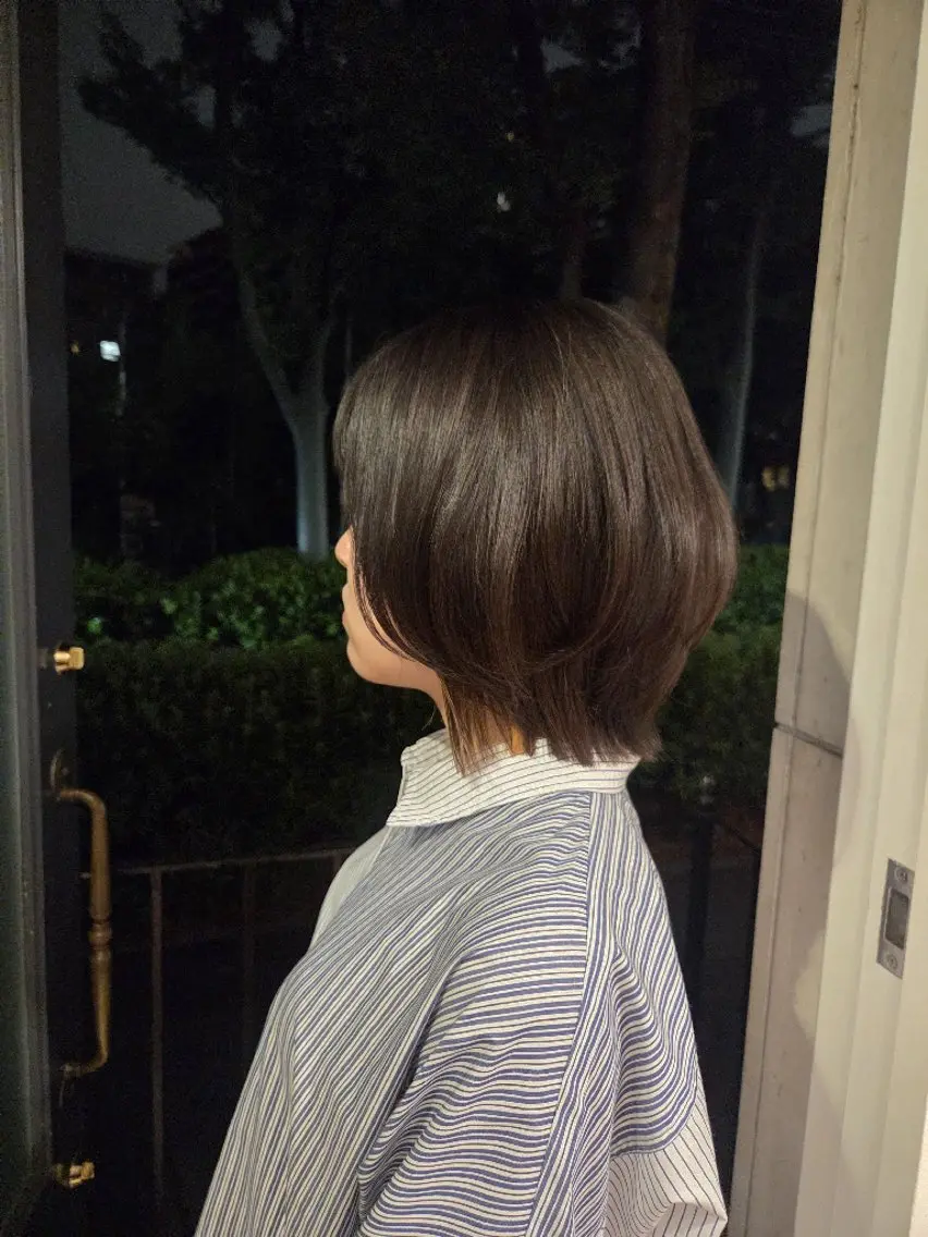 ショート ボブレイヤー ボブ レイヤーカット ✨似合わせカット✨ 小田　なつめのヘアスタイル