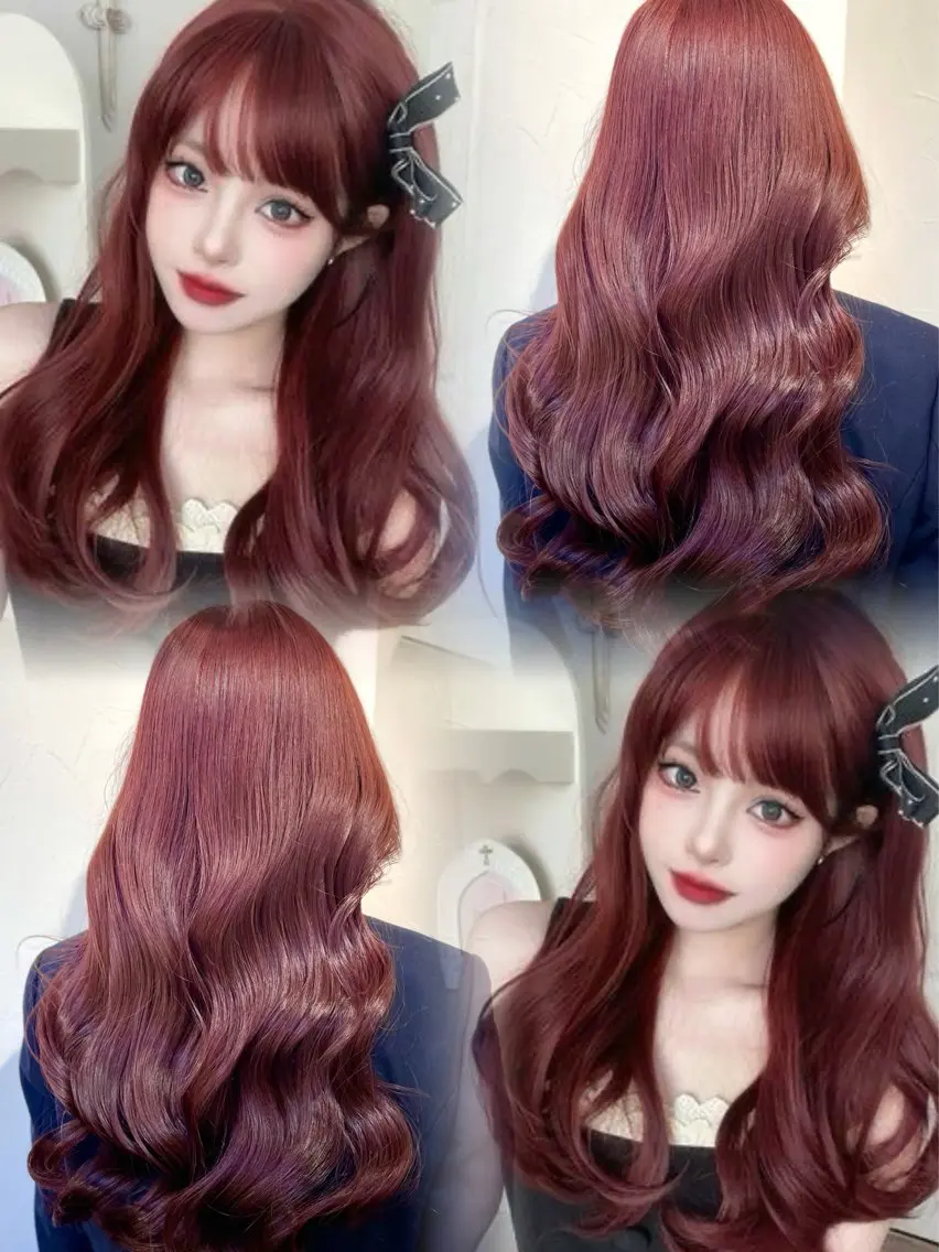 カラー ヘアカラー トリートメント ツヤ感カラー/韓国 カットkanna🖤のヘアスタイル