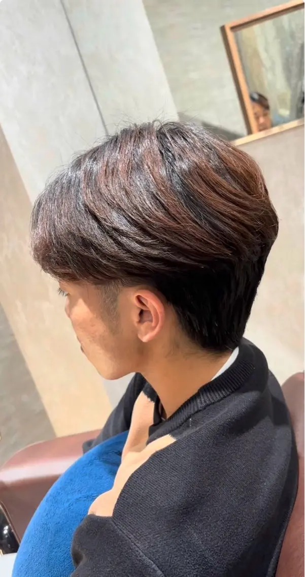 メンズ 縮毛矯正 田呂丸 誠貴のヘアスタイル