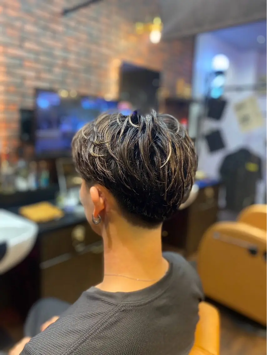 メンズ 【メンズパーマ】 山下勝勲のヘアスタイル