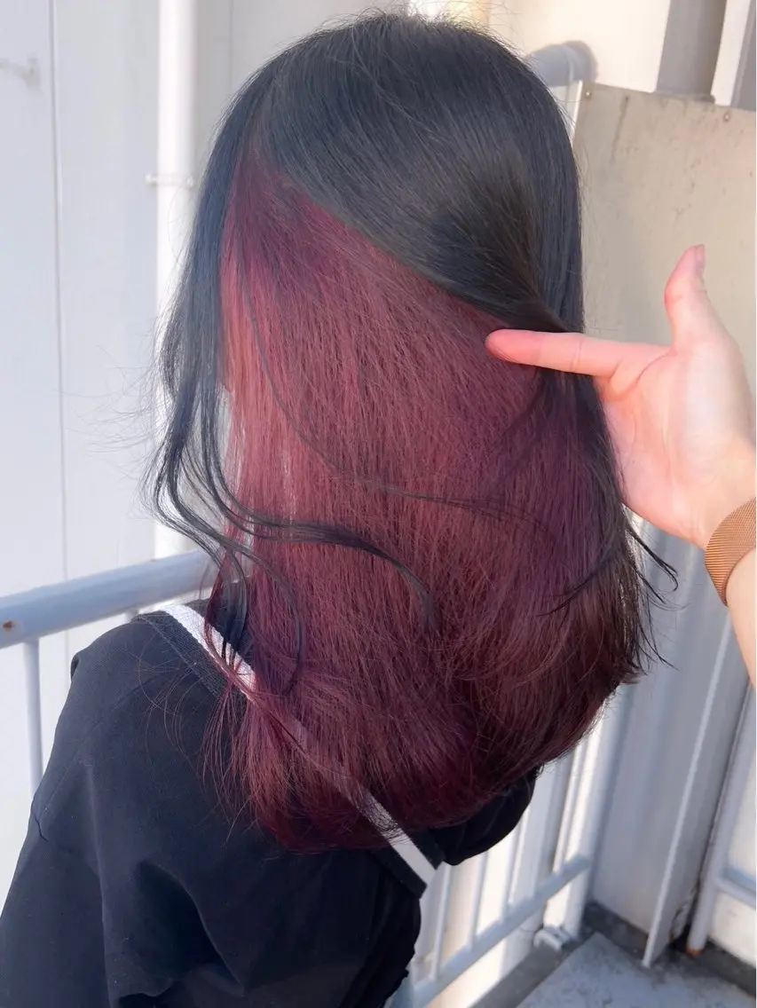 セミロング カラー ヘアアレンジ ヘアカラー トリートメント ヘッドスパ ヘアセット 🤍THEATER 【公式】札幌🤍🍬のヘアスタイル