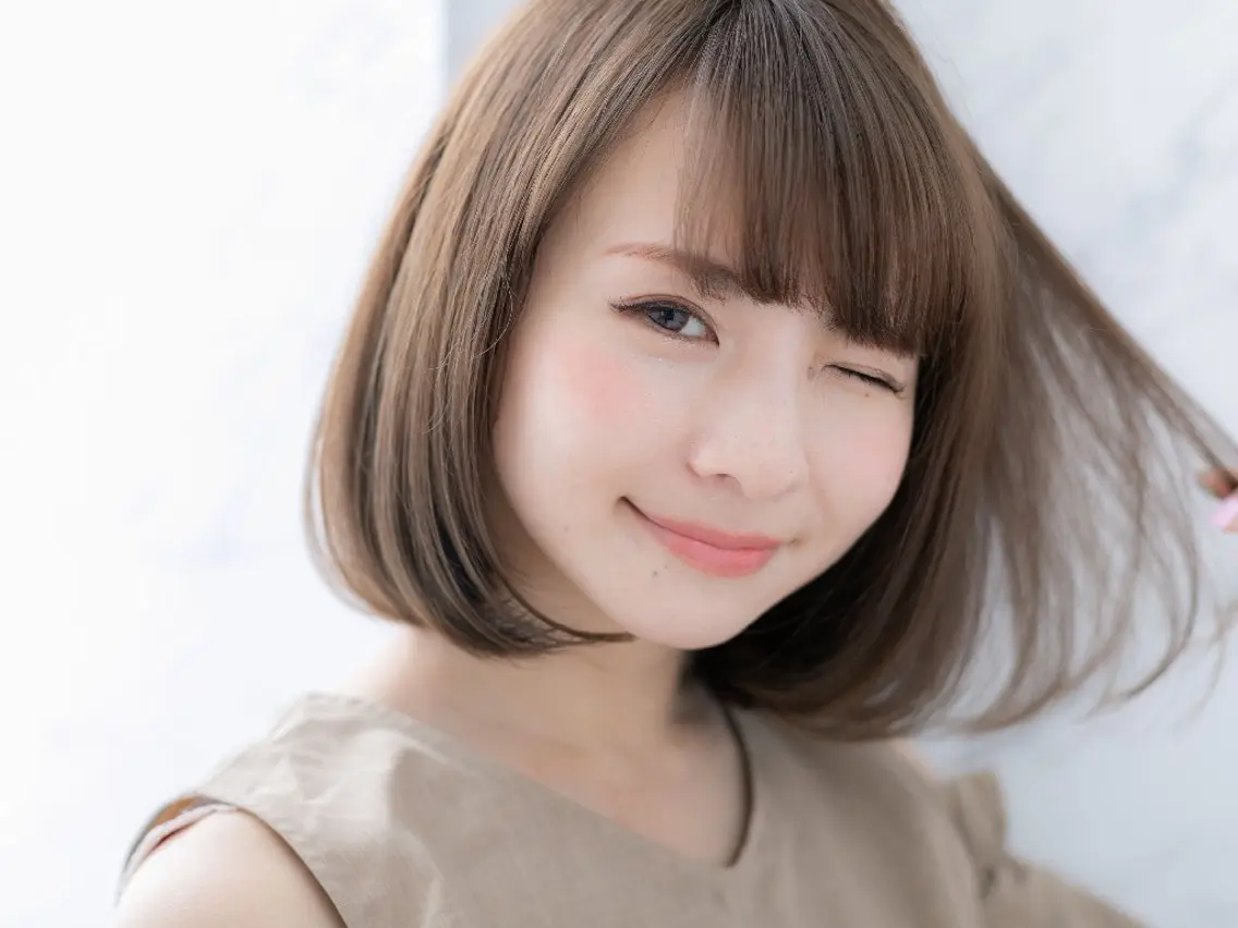 ミディアム 銀座×艶カラー ️⑅⑅⃝♡ASUKAのヘアスタイル