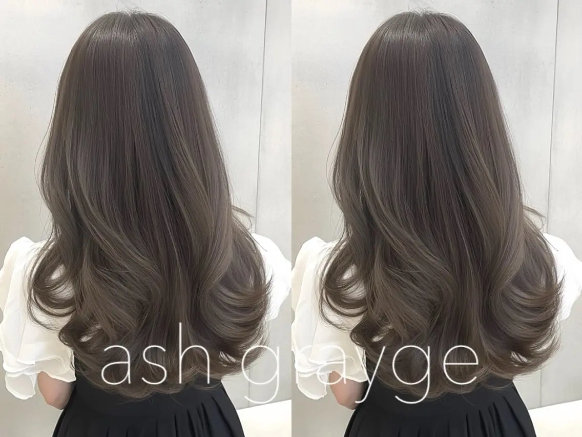 ロング ヘアカラー mua 鳳のヘアスタイル