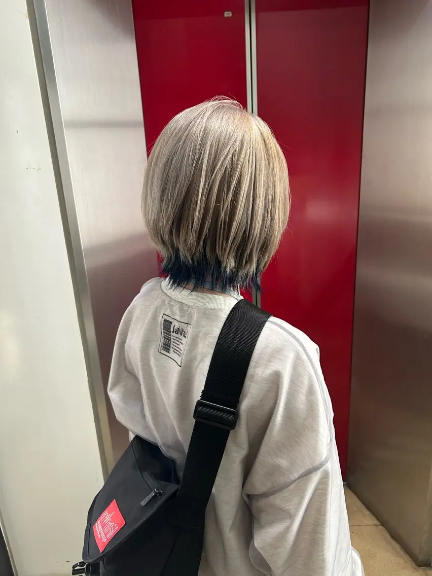 ミディアム 野尻 拓海のヘアスタイル