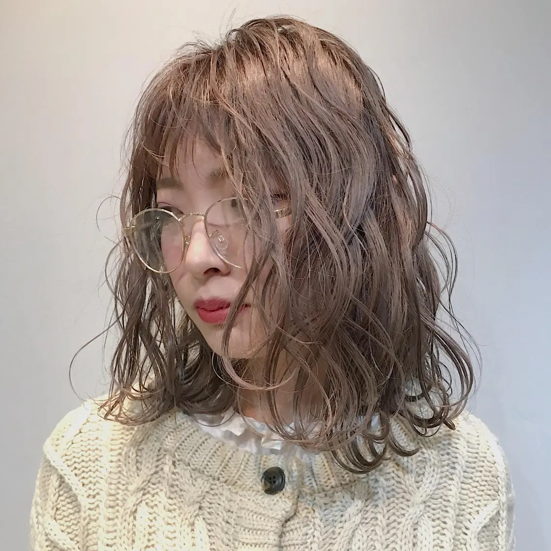 ミディアム カラー ベージュカラー ヘアカラー トリートメント lani ブリーチ /ダブルカラーのヘアスタイル