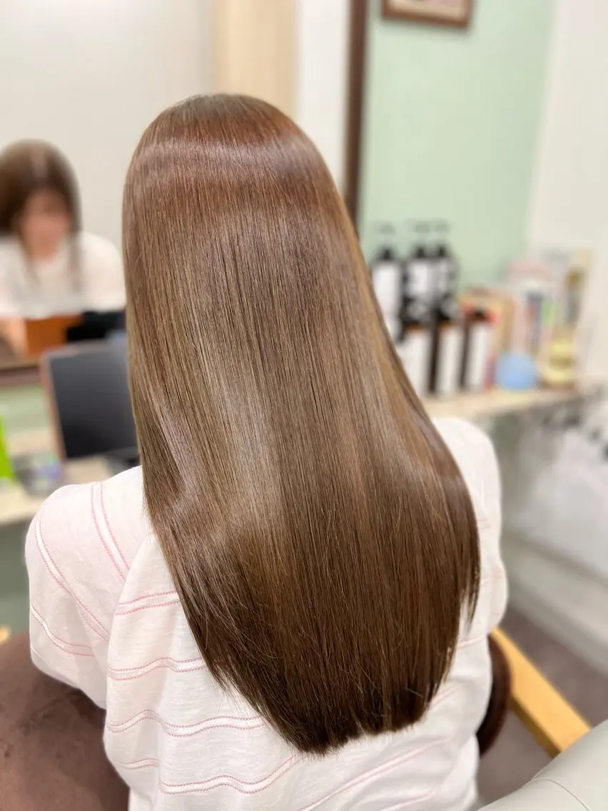 ロング カラー カット ヘアカラー トリートメント 成田の個室の美容室 大野寿也のヘアスタイル