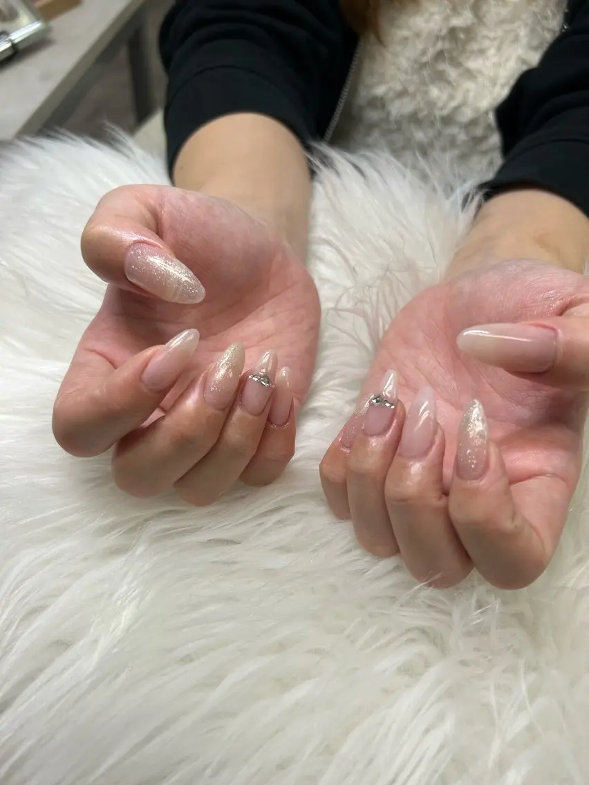 ロング ハンドネイル nail salon chai Asakaのネイルデザイン