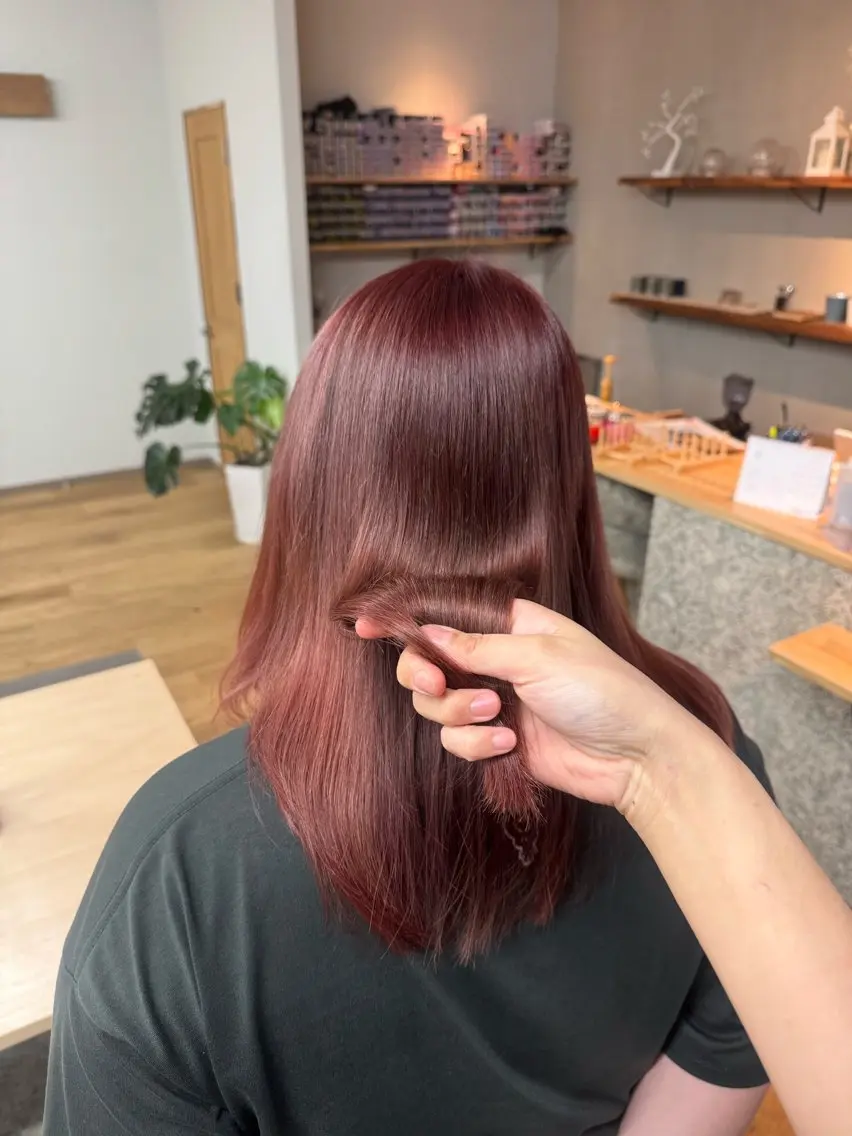 ロング カラー カット ヘアカラー トリートメント ROSSO 大橋店 /大野 凜のヘアスタイル