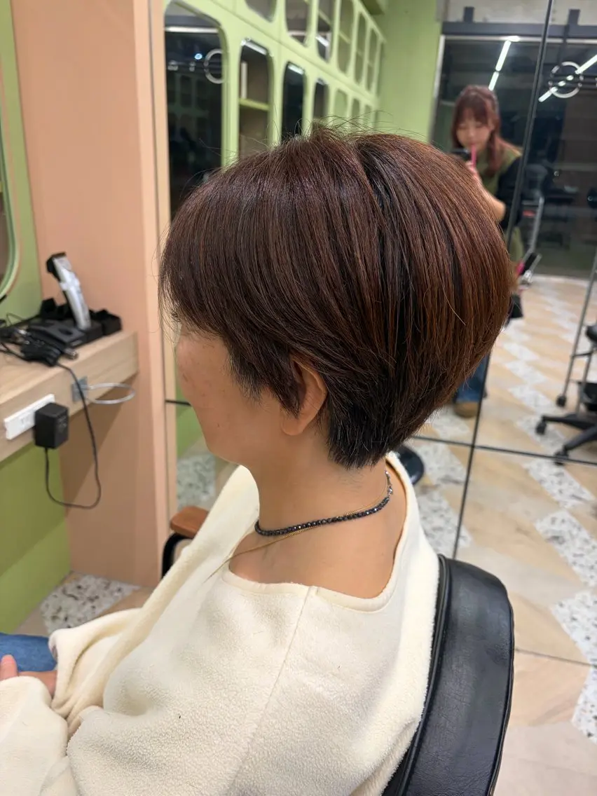 ショート yuka♡/暖色系/ ブリーチなしWカラーのヘアスタイル