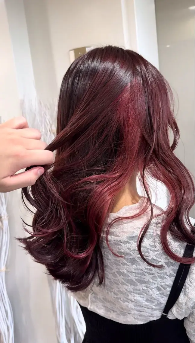 セミロング カット ヘアカラー トリートメント ✨髪質改善美容師 永森祥太✨のヘアスタイル