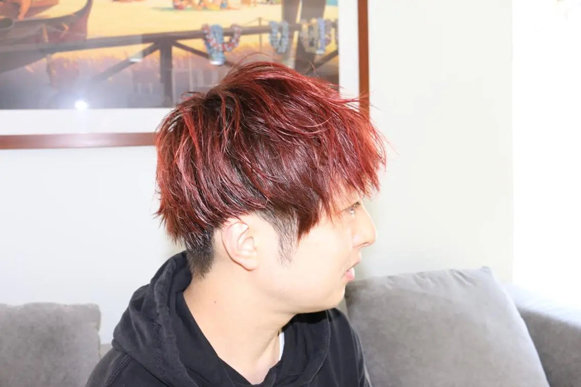 メンズ メンズブリーチ 落合 優太のヘアスタイル