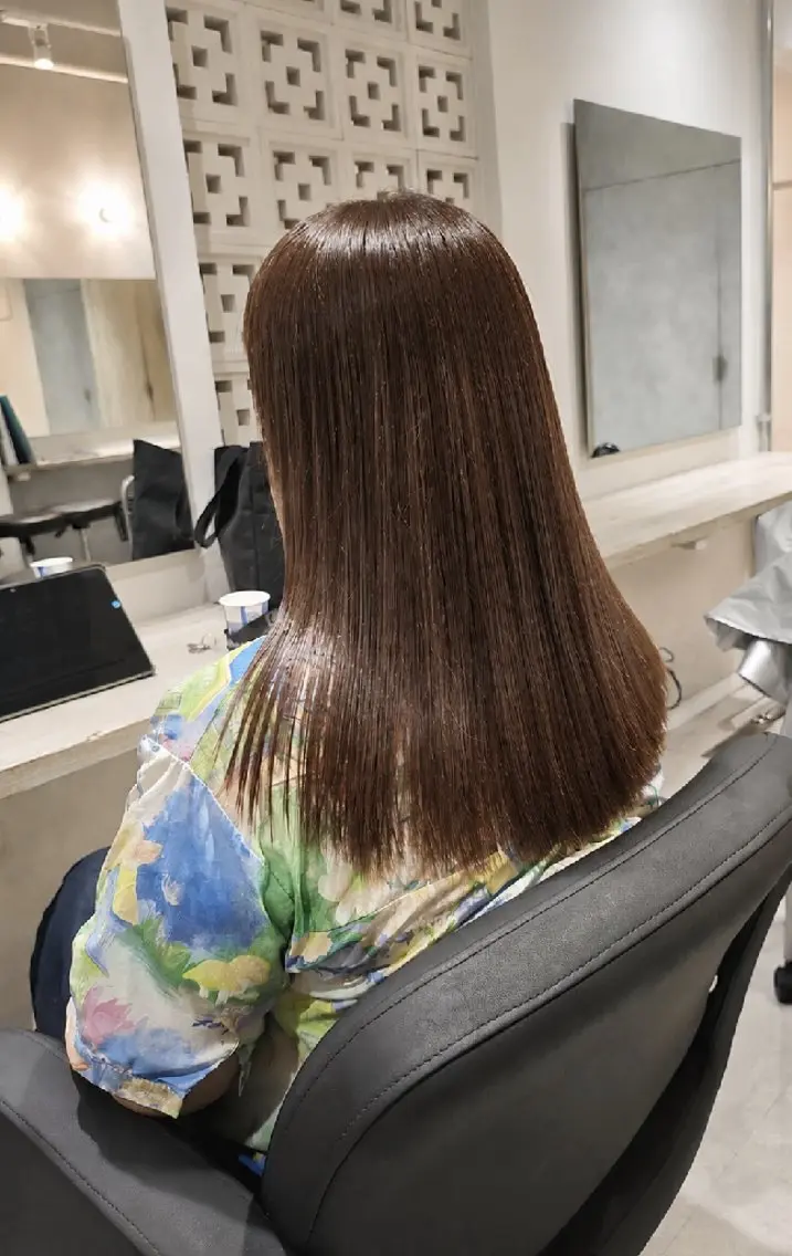 ロング カラー EIGHT北千住 ✨齋藤真理子のヘアスタイル