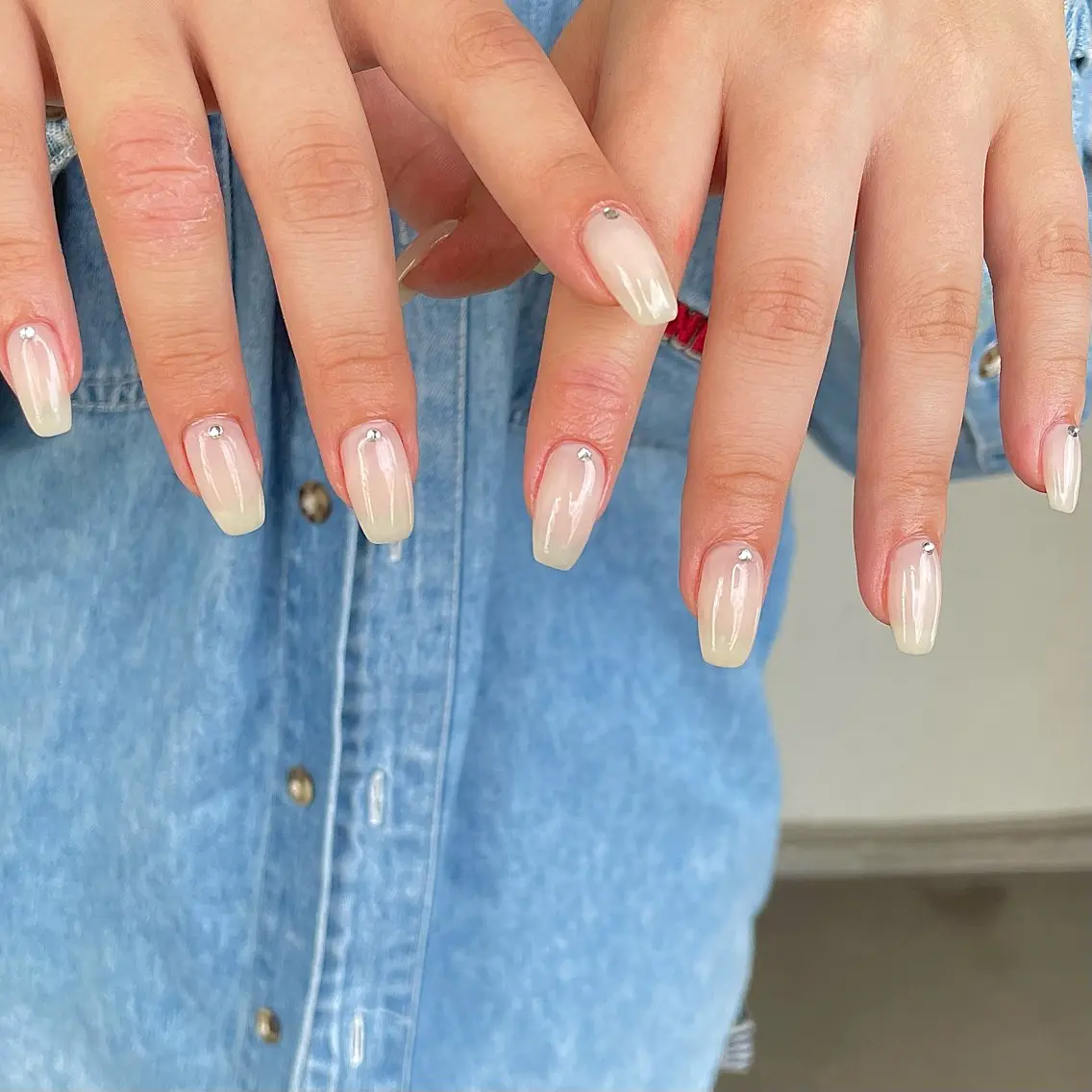 ネイル ワンカラーネイル ハンドネイル Nailsalon BLOOM🌷 山崎のネイルデザイン