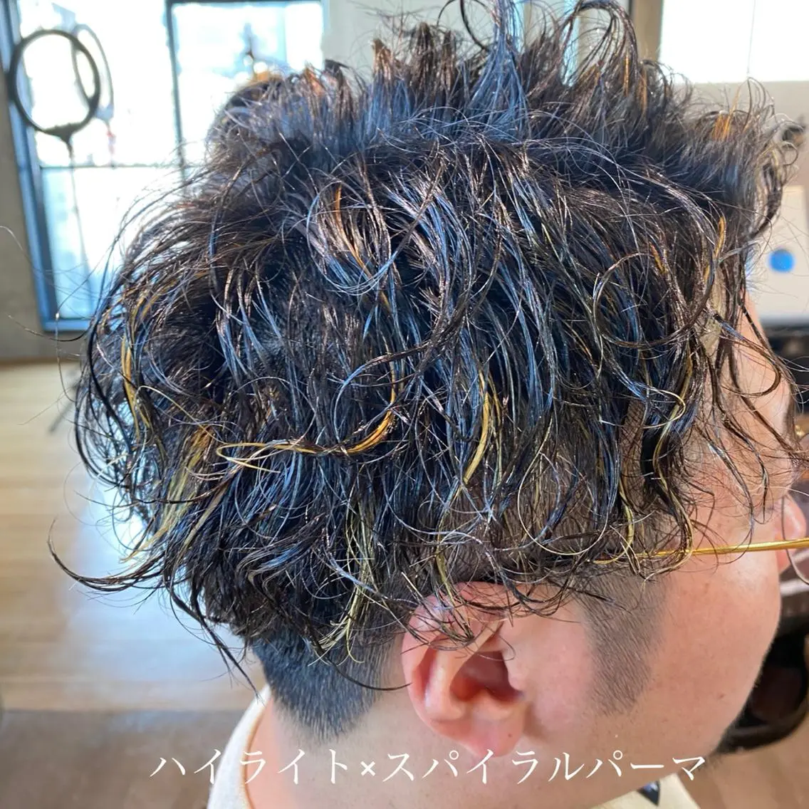 ショート カラー パーマ メンズ スナップフォト確認 お願いします!竹内のヘアスタイル