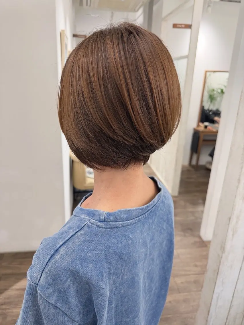 ショート カラー カット ヘアカラー トリートメント ハイライト⭐️上野 高広のヘアスタイル