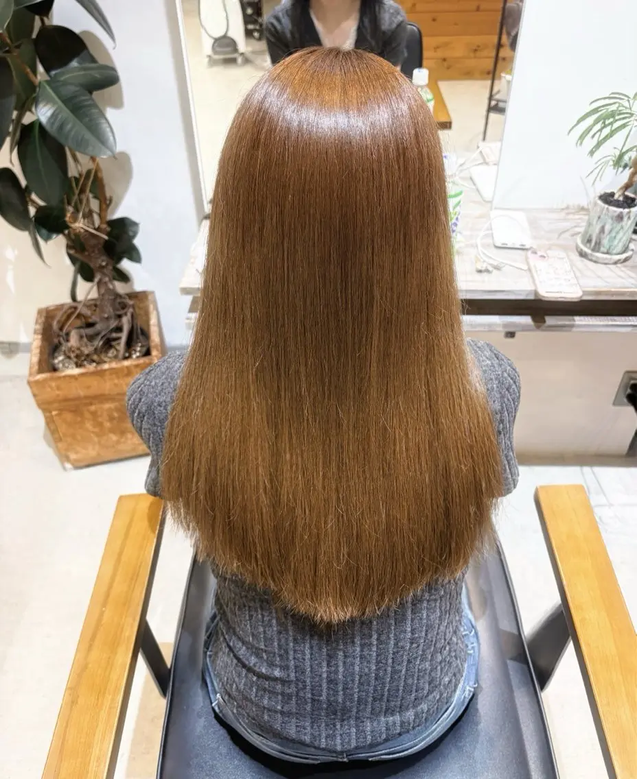 ロング ヘアカラー トリートメント 髙木 千惺/ブリーチモデルのヘアスタイル