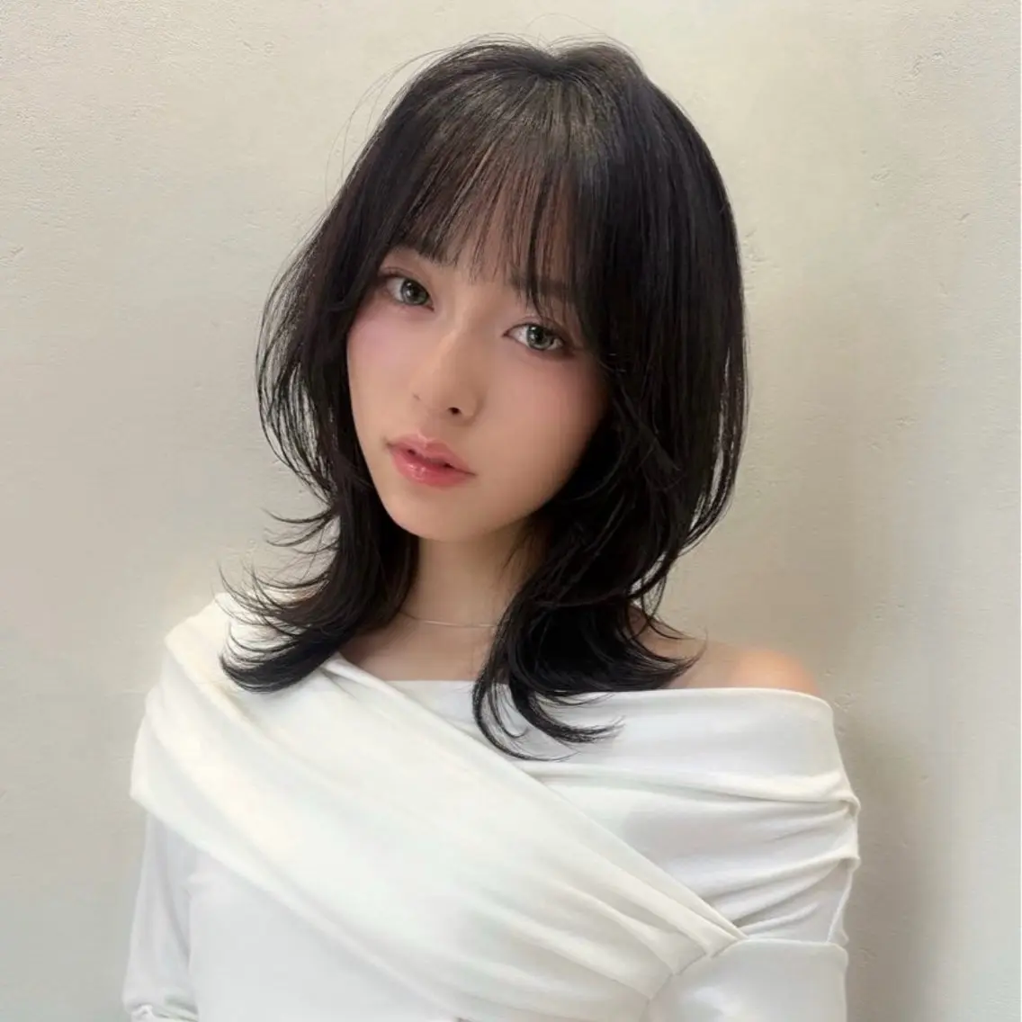 セミロング カット ヘアカラー トリートメント 🔆韓国/小顔カット norika🔆のヘアスタイル