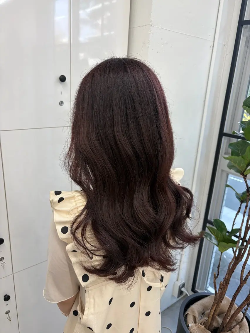 セミロング カラー ブラウンカラー ショコラブラウン チョコレートブラウン 透明感カラー カット ヘアカラー 🍊あすか🍊 JILLSTUDIOのヘアスタイル