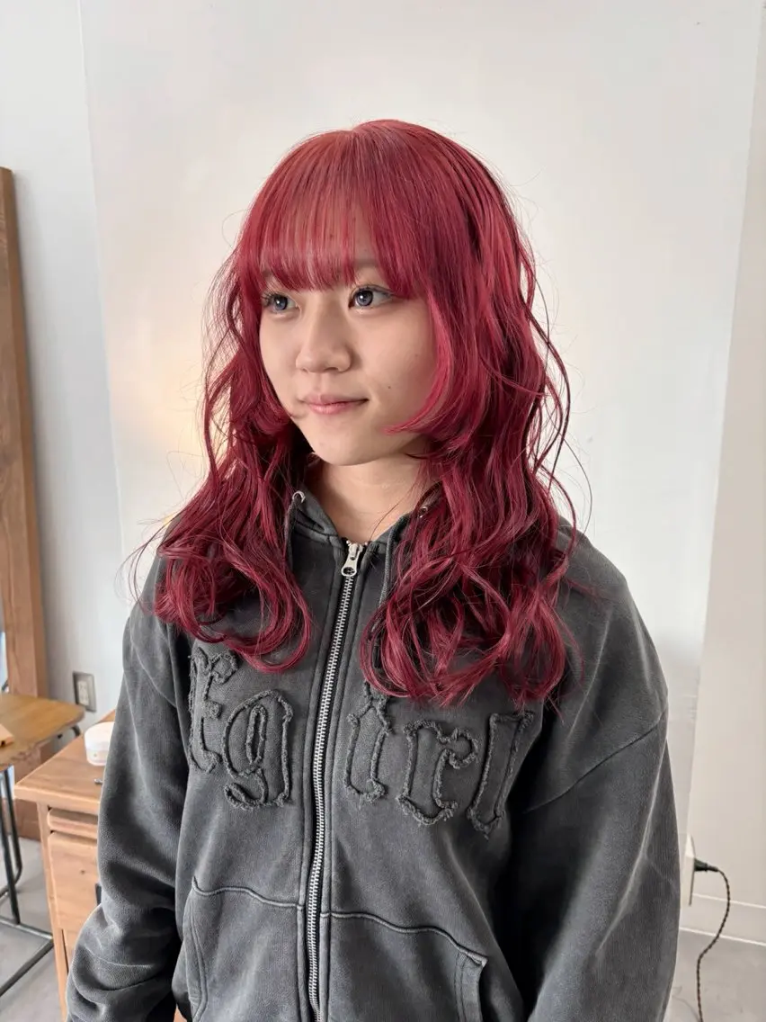カラー ヘアカラー サトウ ナナのヘアスタイル