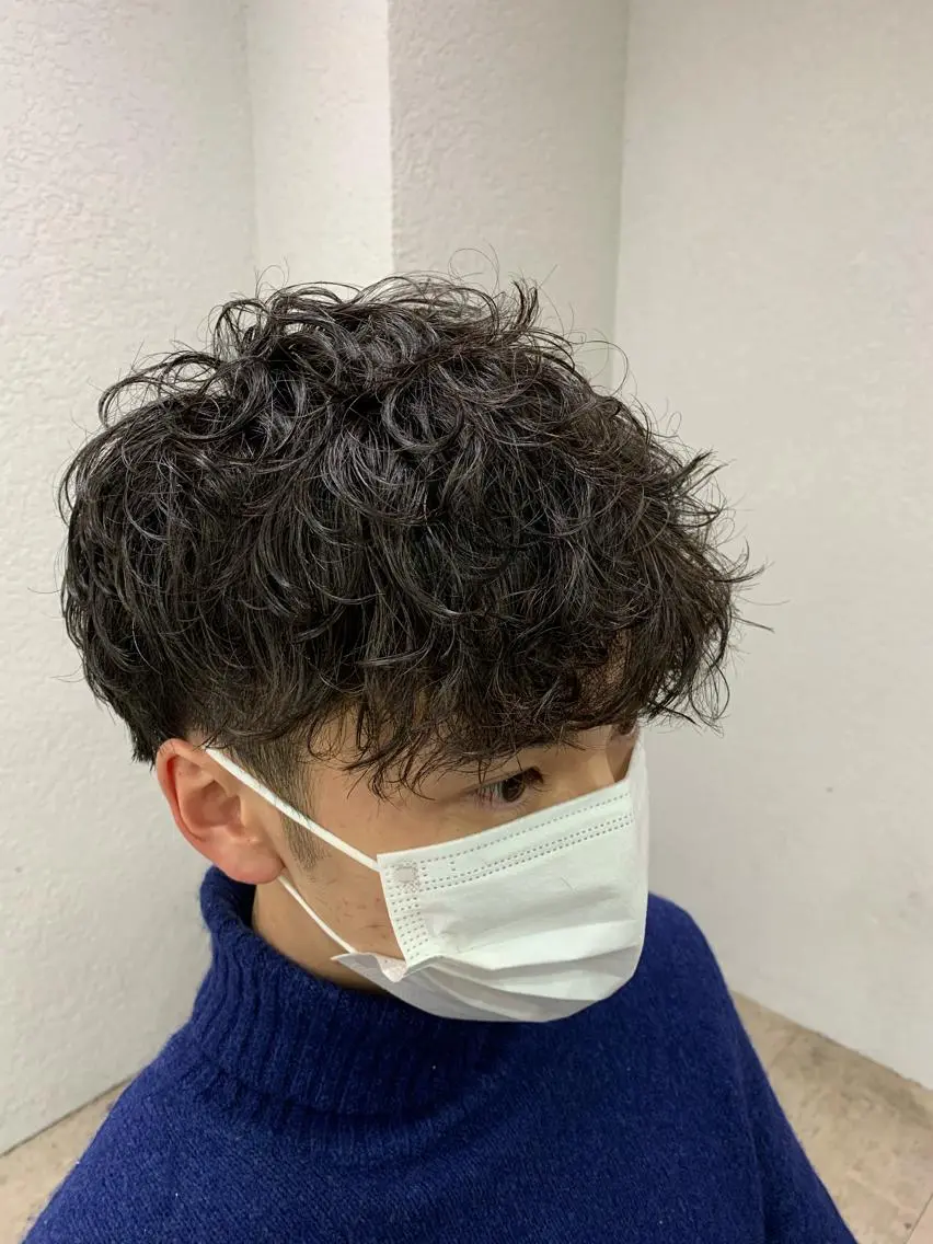 【メンズ限定クーポン】メンズカット+スパイラルパーマの写真
