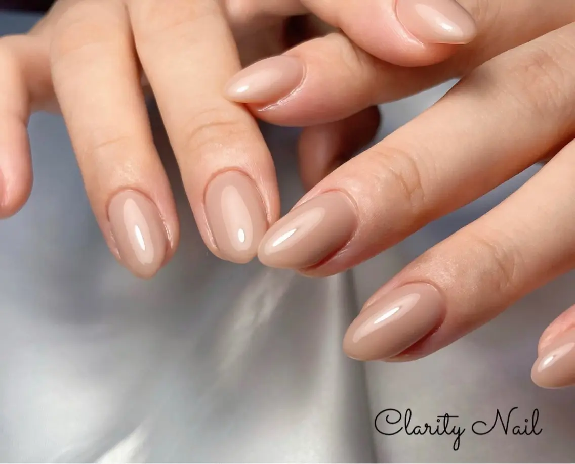 ネイル ワンカラーネイル ハンドネイル Clarity Nailのネイルデザイン